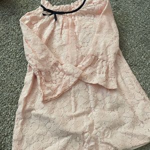 Girls formal light pink dress